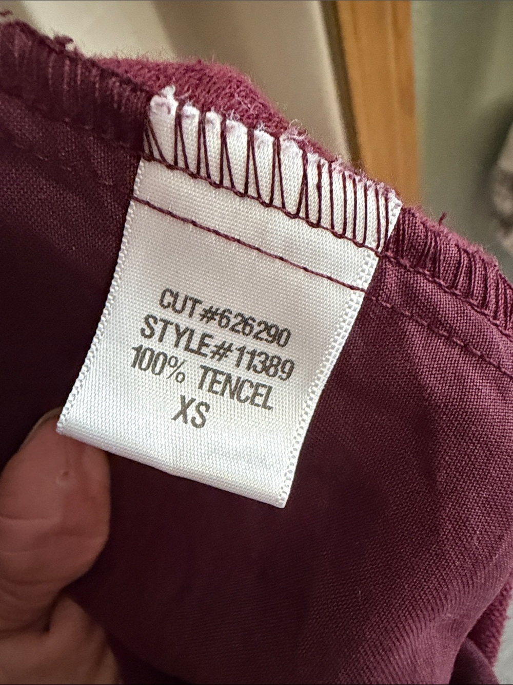 Maroon Tailored Long Zip-Front Jacket XS - Picture 6 of 6
